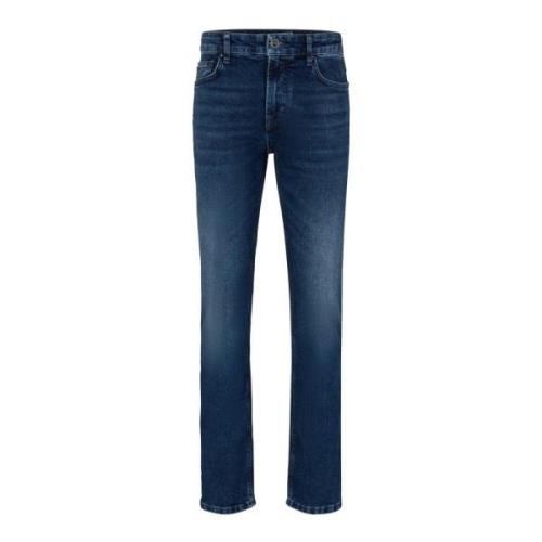 Joop! Mörkblå herrjeans med blekeffekt Blue, Herr