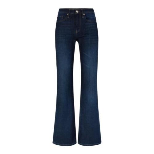 Joop! Kvinnors Flare Jeans Mörkblå Blue, Dam