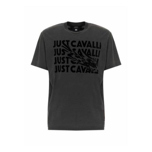 Just Cavalli T-shirts och Polos Gray, Herr