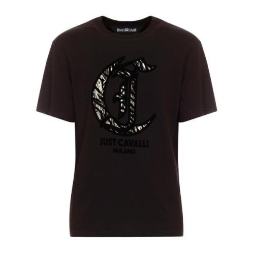 Just Cavalli T-shirts och Polos Black, Herr