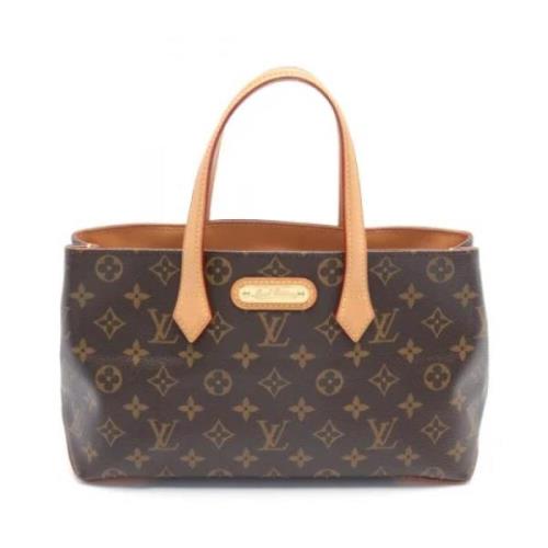 Louis Vuitton Vintage Pre-owned Canvas handvskor Brown, Dam