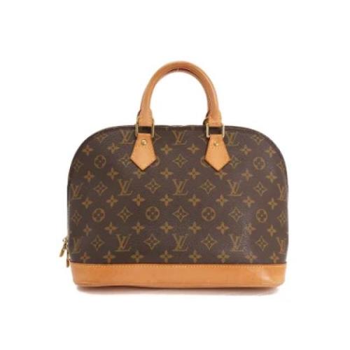 Louis Vuitton Vintage Pre-owned Canvas handvskor Brown, Dam