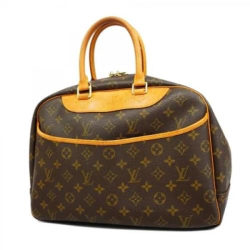 Louis Vuitton Vintage Pre-owned Tyg handvskor Brown, Dam