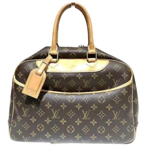 Louis Vuitton Vintage Pre-owned Canvas handvskor Brown, Dam