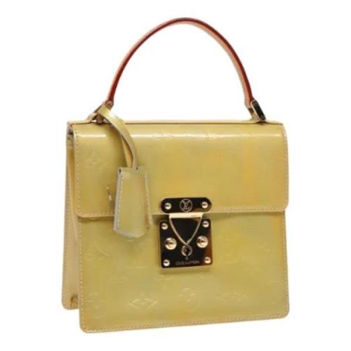 Louis Vuitton Vintage Pre-owned Laeder handvskor Yellow, Dam