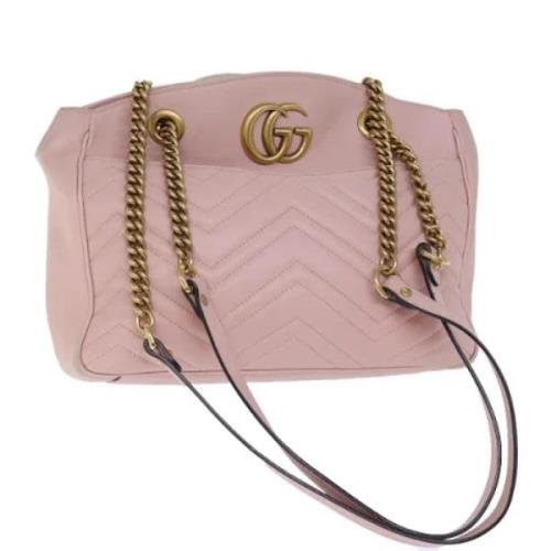 Gucci Vintage Pre-owned Laeder axelremsvskor Pink, Dam