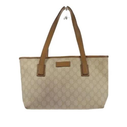 Gucci Vintage Pre-owned Laeder gucci-vskor Beige, Dam