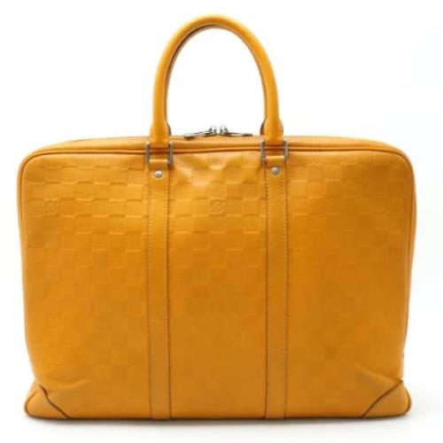 Louis Vuitton Vintage Pre-owned Laeder louis-vuitton-vskor Yellow, Dam