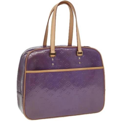 Louis Vuitton Vintage Pre-owned Laeder handvskor Purple, Dam