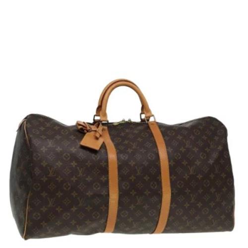 Louis Vuitton Vintage Pre-owned Canvas resvskor Brown, Dam