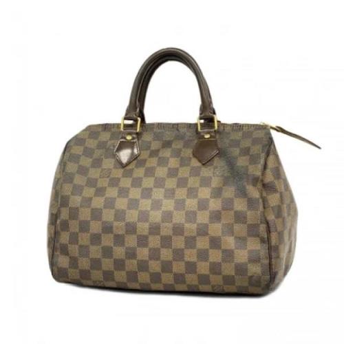 Louis Vuitton Vintage Pre-owned Tyg handvskor Brown, Dam