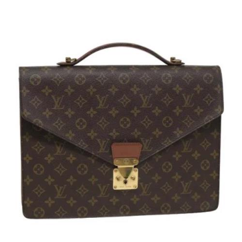 Louis Vuitton Vintage Pre-owned Canvas handvskor Brown, Dam