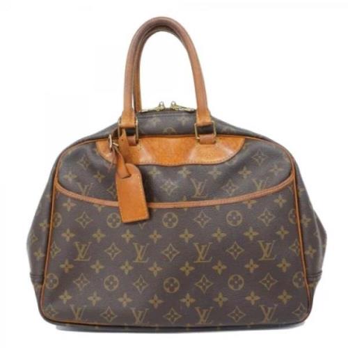 Louis Vuitton Vintage Pre-owned Tyg handvskor Brown, Dam