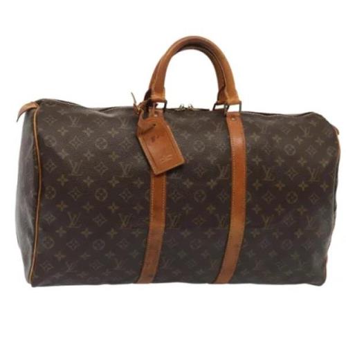 Louis Vuitton Vintage Pre-owned Canvas resvskor Brown, Herr