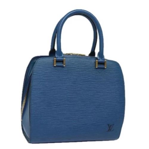 Louis Vuitton Vintage Pre-owned Laeder louis-vuitton-vskor Blue, Dam