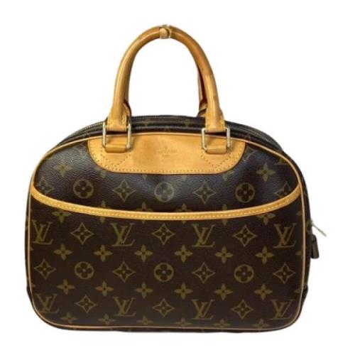 Louis Vuitton Vintage Pre-owned Canvas handvskor Brown, Dam