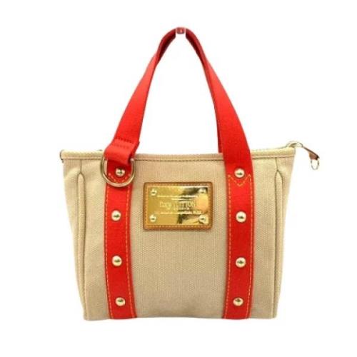 Louis Vuitton Vintage Pre-owned Canvas louis-vuitton-vskor Beige, Dam