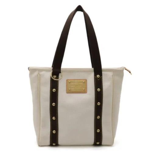 Louis Vuitton Vintage Pre-owned Canvas louis-vuitton-vskor Beige, Dam