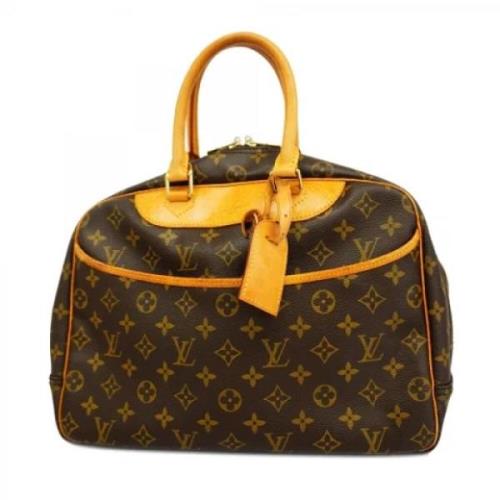 Louis Vuitton Vintage Pre-owned Tyg louis-vuitton-vskor Brown, Dam