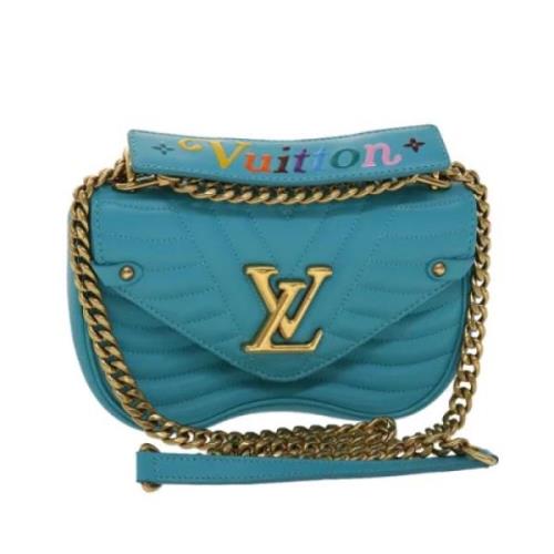 Louis Vuitton Vintage Pre-owned Laeder louis-vuitton-vskor Blue, Dam