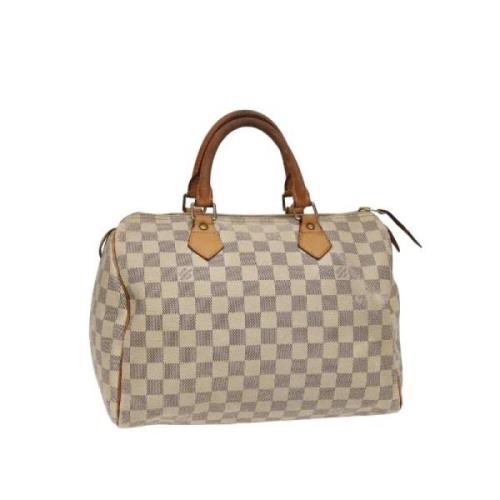 Louis Vuitton Vintage Pre-owned Canvas handvskor Beige, Dam