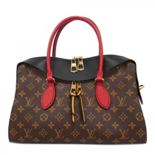 Louis Vuitton Vintage Pre-owned Tyg louis-vuitton-vskor Brown, Dam