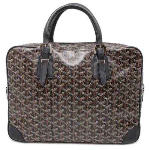 Goyard Vintage Pre-owned Laeder totevskor Black, Unisex