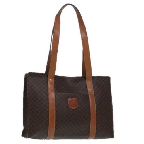 Celine Vintage Pre-owned Canvas celine-vskor Brown, Dam