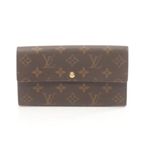 Louis Vuitton Vintage Pre-owned Laeder plnbcker Brown, Dam