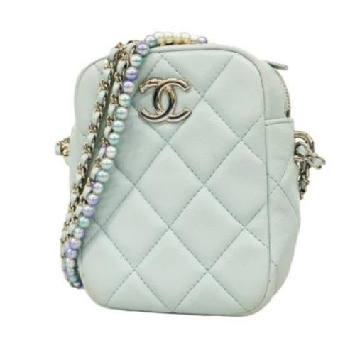 Chanel Vintage Pre-owned Laeder chanel-vskor Blue, Dam