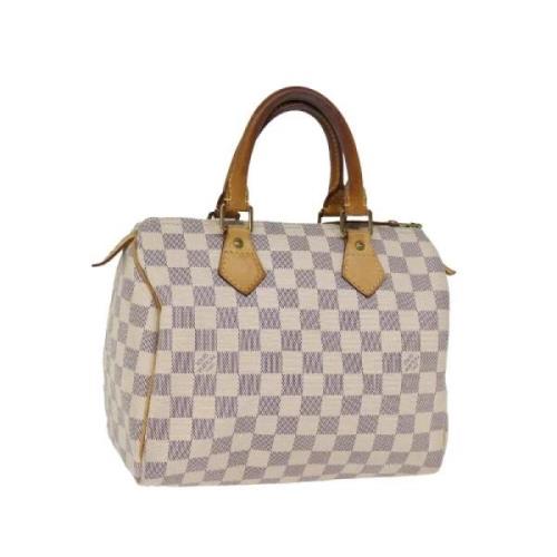 Louis Vuitton Vintage Pre-owned Belagd canvas handvskor White, Dam