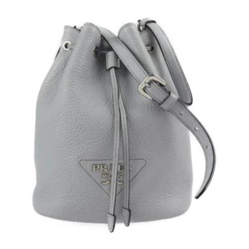 Prada Vintage Pre-owned Laeder prada-vskor Gray, Dam