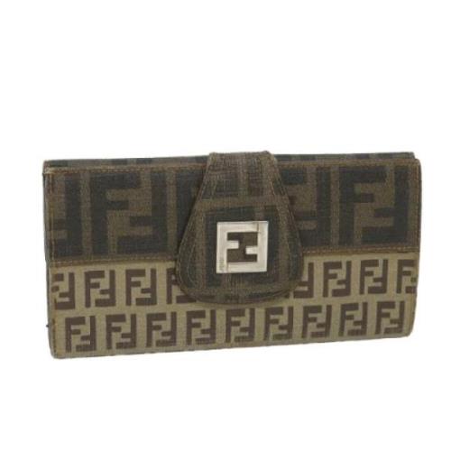 Fendi Vintage Pre-owned Canvas plnbcker Brown, Dam