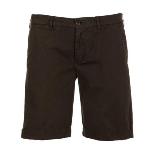 40Weft Antracit Chino Shorts Gray, Herr