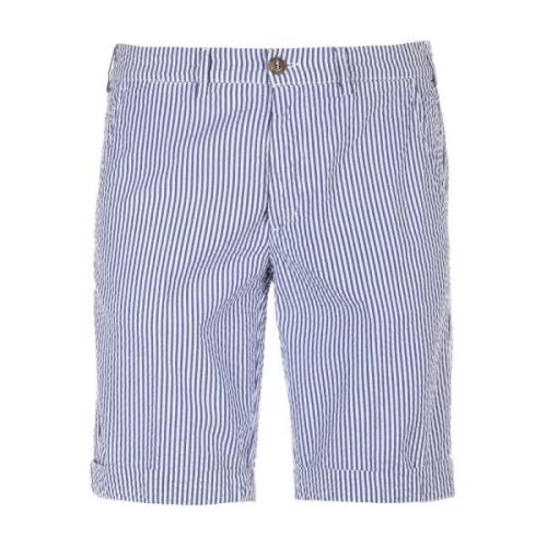 40Weft Chino Bermuda Shorts Blue, Herr