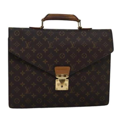 Louis Vuitton Vintage Pre-owned Canvas louis-vuitton-vskor Brown, Dam