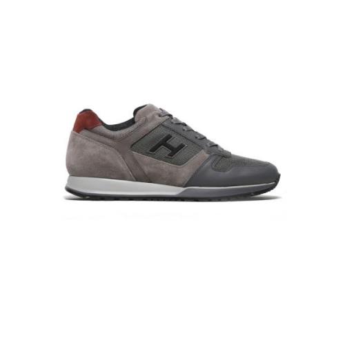 Hogan Grå Sneakers Aw23 Komfort Stil Gray, Herr