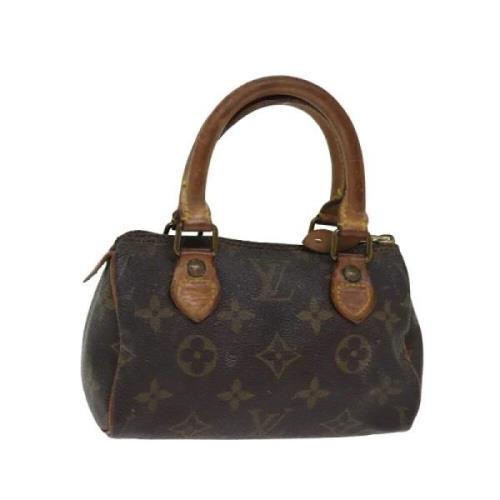 Louis Vuitton Vintage Pre-owned Canvas handvskor Brown, Dam