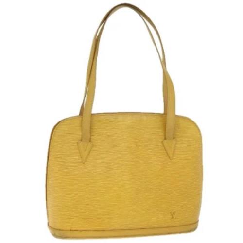 Louis Vuitton Vintage Pre-owned Laeder louis-vuitton-vskor Yellow, Dam