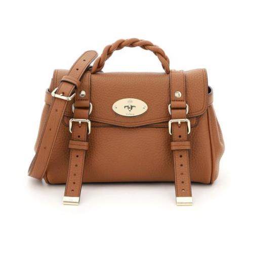 Mulberry Alexa Kornat Läder Miniväska Brown, Dam