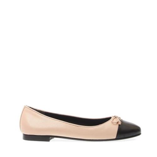 Tory Burch Beige Ballerinas Elegant och mångsidig Beige, Dam