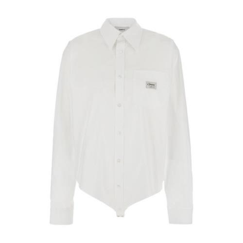 Coperni Vit Poplin Skjorta White, Dam