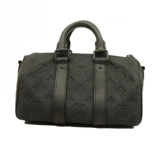 Louis Vuitton Vintage Pre-owned Tyg louis-vuitton-vskor Black, Dam