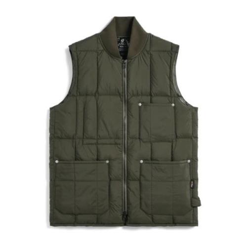 Taion Olivgrön Puffer Vest Green, Herr