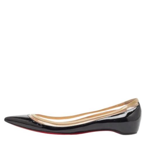 Christian Louboutin Pre-owned Pre-owned Laeder lgskor Black, Dam