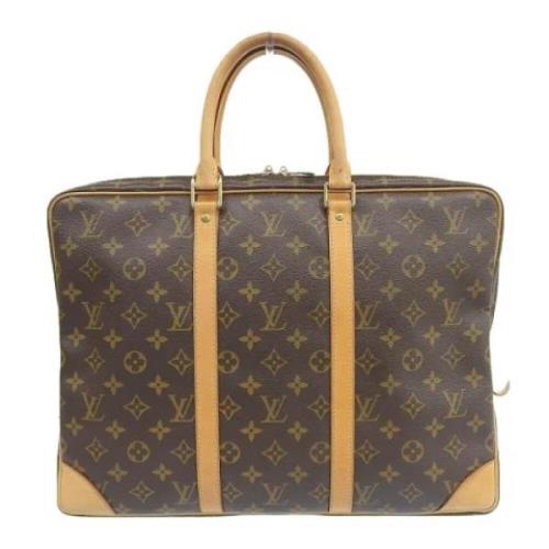 Louis Vuitton Vintage Pre-owned Canvas louis-vuitton-vskor Brown, Dam