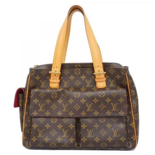 Louis Vuitton Vintage Pre-owned Tyg louis-vuitton-vskor Brown, Dam