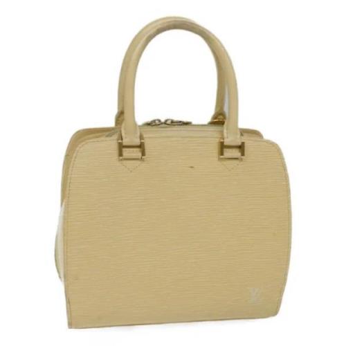 Louis Vuitton Vintage Pre-owned Laeder louis-vuitton-vskor Beige, Dam