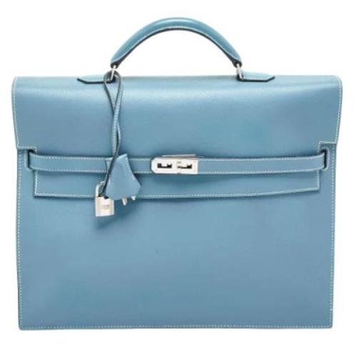 Hermès Vintage Pre-owned Laeder portfljer Blue, Herr