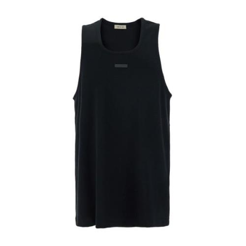 Fear Of God Svart Ribbad Tanktopp Black, Herr